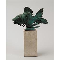 METAMORPHOSIS FISH SCULPTURE.  