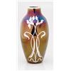 Image 1 : LOETZ TYPE SILVER OVERLAY VASE.  