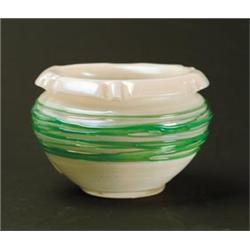 LOETZ TYPE IRIDESCENT BOWL.  