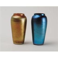 PAIR OF LOVELY UNSIGNED DURAND CABINET VASES.  