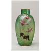 Image 1 : DECORATED ART GLASS VASE.  