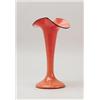 Image 1 : CZECHOSLOVAKIAN ORANGE VASE.  