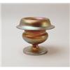 Image 1 : CZECHOSLOVAKIAN IRIDESCENT GOLD VASE.  