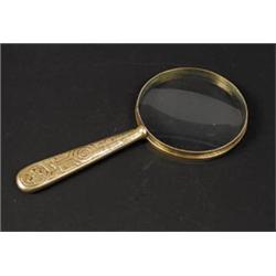 TIFFANY ZODIAC MAGNIFYING GLASS.  