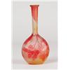 Image 1 : SIGNED GALLE CAMEO BANJO VASE.  
