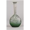 Image 1 : SIGNED GALLE CAMEO BANJO VASE.  