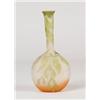 Image 1 : SIGNED GALLE CAMEO BANJO VASE.  