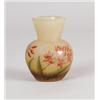 Image 1 : SIGNED DAUM ACID CUT & ENAMELED FLORAL MINI VASE. 