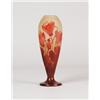 Image 1 : SIGNED GALLE CAMEO GLASS VASE.  