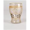 Image 1 : SIGNED DAUM ACID CUT ENAMELED AND GILDED TUMBLER.  