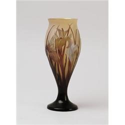 GALLE IRIS VASE.  