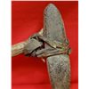 Image 3 : Plains Indian war club, some chips, wooden handle, age unknown, Cheyenne Butte area, Rosebud, MT