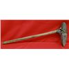 Image 4 : Plains Indian war club, some chips, wooden handle, age unknown, Cheyenne Butte area, Rosebud, MT