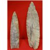 Image 1 : 2 Paleo points, 1 Agate basin 3.5" point, 1 Goshen 3" point, Rosebud, MT area
