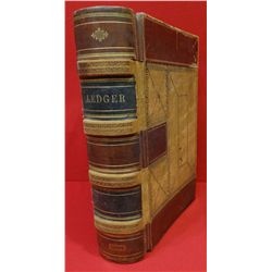 Virginia City ledger book, from Rank's Drug Storre, with customer accounts, entires from 1877-1880, 