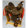 Image 1 : Hamley Form Fitter saddle, 12", high cantle, fully tooled, #5714