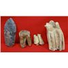 Image 1 : Agate Basin 2 3/4" point (fractured) found with 2 1/2" bison tooth, pt. found inside buffalo skull