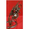 Image 1 : Albert Espinosa pierced cheek bit, engraved & silver inlay, w/ rein chains