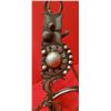 Image 2 : Albert Espinosa pierced cheek bit, engraved & silver inlay, w/ rein chains