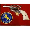 Image 1 : Colt Sheriff Mdl, 44 cal., sgl. action, stainless, ivory grips, s#SA41604, in case