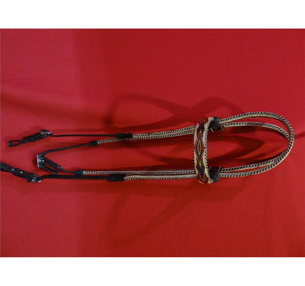 Hitched Horsehair bridle & reins, Mike Durfee State Prison, South