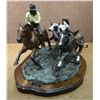 Image 1 : Jay Contway bronze, Steer Wrestler, #2 / 24, 15" h x 23" w x 15" d