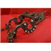 Image 2 : J. J. Estrada-Mardueno Santa Barbara spade bit, engraved & silver inlay, w/ rein chains