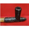 Image 3 : Black pipestone pipe w/ stem, 3.5" bowl, 18" stem