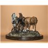 Image 1 : Jay Contway bronze, Old War Horses, 17/24, 13" h x 20" w x  18" d