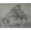 Image 1 : Will James, Peers of the Wild Bunch, pencil, signed "2" in lower left corner & "Big Billy" in lower 