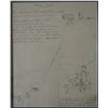 Image 1 : Will James, Horse Sense, pen & ink, Inscribed w/ story of about attempting to round up wild horses, 