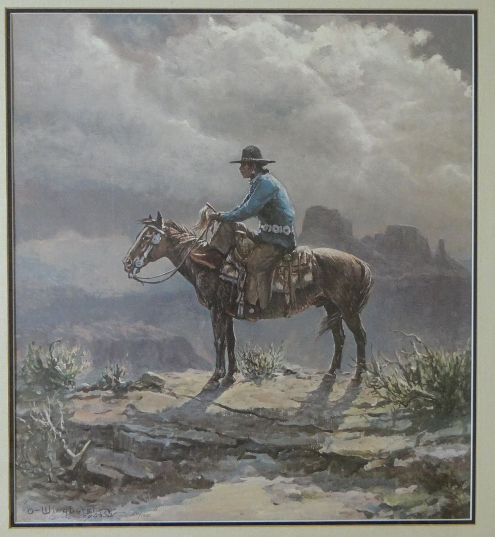 Olaf Wieghorst (18991988), 2 prints, Navajo, and Navajo Madonna, ltd