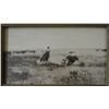 Image 1 : L.A. Huffman, cowboy cutting out a steer, unsigned photo, collotype