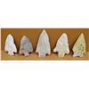 Image 2 : 9- Native American points, Ohio, Kansas, Missouri, 2.25"-4.5"