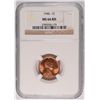 Image 1 : 1946 LINCOLN CENT, NGC MS-66 RED