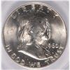 Image 2 : 1960-D FRANKLIN HALF DOLLAR, PCGS MS-63 FBL