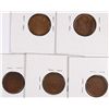 Image 2 : (5) 1909 VDB LINCOLN CENTS
