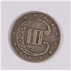 Image 2 : 1853 THREE CENT SILVER VG/F