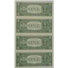 Image 2 : 4-PIECE UNCUT 2003-A $1.00 FEDERAL RESERVE NOTES FROM THE MINT