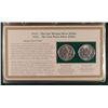 Image 2 : FIRST AND LAST ISSUE U.S. COINS IN U.S. POSTAL COMMEM. SOCIETY ALBUM, VERY NICE!