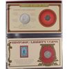 Image 2 : HISTORIC  LIBERTY COINS, POSTAL COMMEM. SOCIETY,  1853 QUARTER AND 1853 HALF