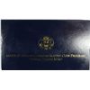 Image 2 : 1997 JACKIE ROBINSON PROOF $5.00 GOLD AND SILVER DOLLAR 2 PIECE COMMEM SET