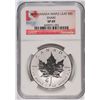 Image 1 : 2013 1OZT .9999FS CANADA MAPLE LEAF (SNAKE) NGC SP-69