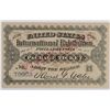 Image 1 : 1876 US INTERNATIONAL EXHIBITION CU (RED OVERPRINT, BLUE SERIAL #)