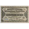 Image 1 : 1876 US INTERNATIONAL EXHIBITION CU (NO OVERPRINT, BLUE SERIAL #)