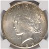Image 2 : 1925-S PEACE SILVER DOLLAR, NGC MS-63 NICE!!