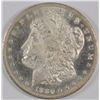 Image 1 : 1880/1879-CC MORGAN SILVER DOLLAR, REVERSE OF 1878 MS-63DMPL WHITE & NICE SCARCE