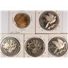 Image 1 : (5) MISC FORIGN COINS (SOME PROOFS)