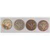 Image 2 : (4) BARBER HALF DOLLARS (08, 08-O, 11, 12-D)