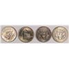 Image 2 : (4) KENNEDY HALF DOLLARS (69-D, 71-D, 72, 76-D)